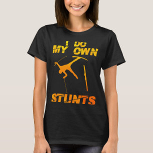 Funny nordic mountain skiing art for men women T-Shirt