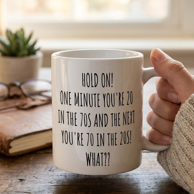 Funny Nostalgia Happy 70th Birthday Coffee  Mug (Creator Uploaded)