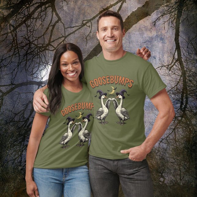 Funny Nostalgic Goose Bumps Halloween  T-Shirt (Creator Uploaded)