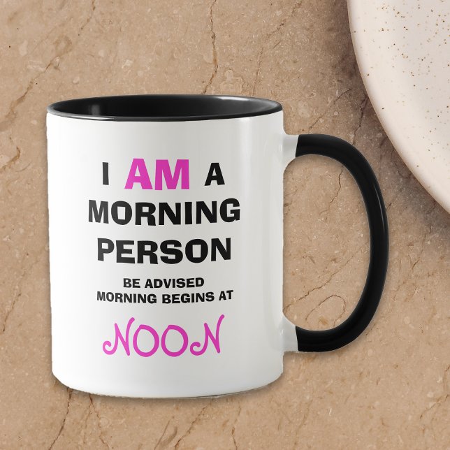 Funny Not a Morning Person Mug (Creator Uploaded)