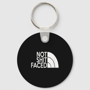 Funny Not Faced Aa Na Sober & Clean Not Drunk Key Ring