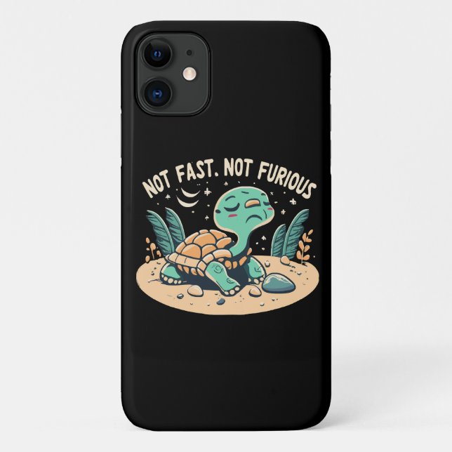 Funny Not Fast Not Furious Case-Mate iPhone Case (Back)
