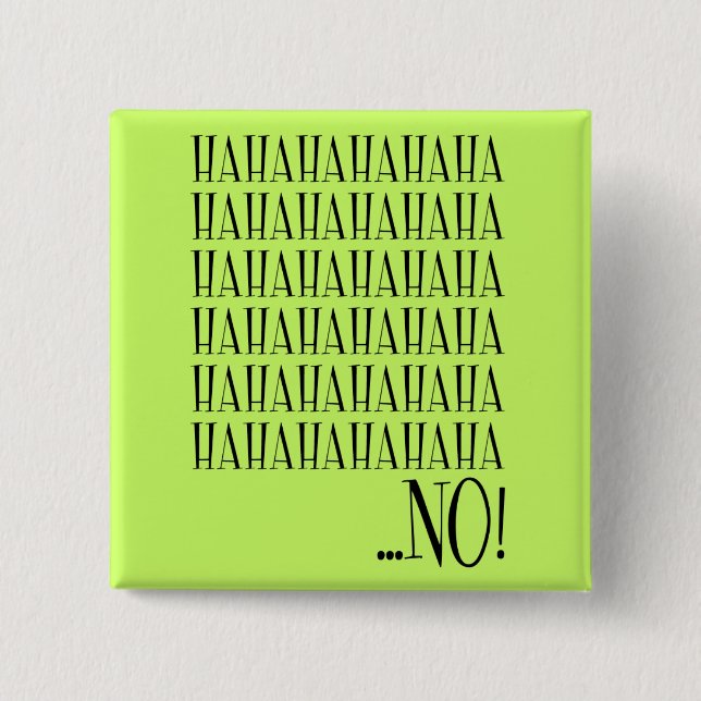 Funny Not Funny Button (Front)