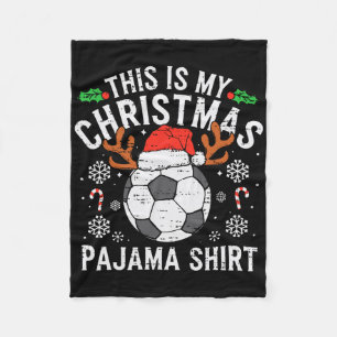 Funny Not Just A Soccer Mom I'm The Coach Footll Fleece Blanket