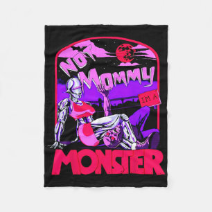 Funny Not Mummy I'm A Monster Workout Bodybuilding Fleece Blanket