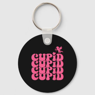 Funny Not Today Cupid Anti Valentines Day Women Me Key Ring
