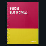 Funny Notebook, Humourous Writing Pad Journal, Not Notebook<br><div class="desc">Funny notebook to use for all your daily reminders,  deep thoughts and grievances,  or for just taking notes at school and work. It makes a great gift.</div>