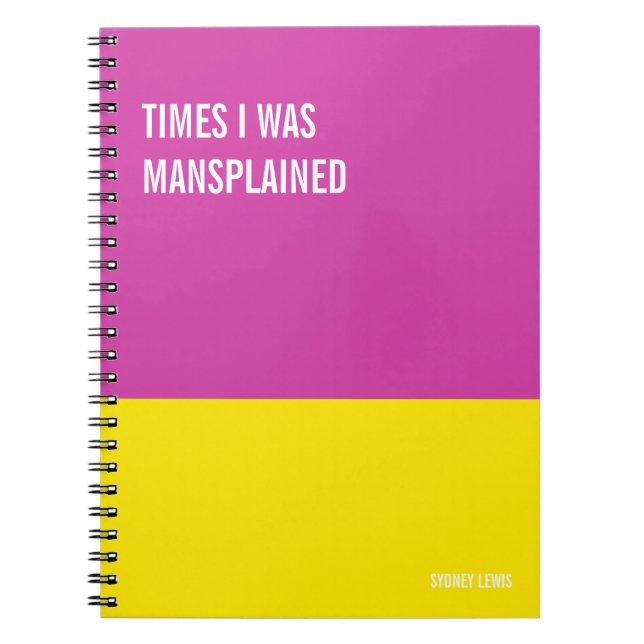 Funny Notebook, Humourous Writing Pad Journal, Not Notebook (Front)