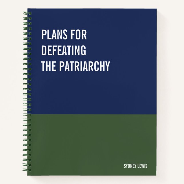 Funny Notebook, Humourous Writing Pad Journal, Not Notebook (Front)