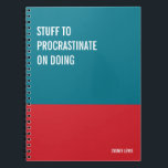 Funny Notebook, Humourous Writing Pad Journal, Not Notebook<br><div class="desc">Funny notebook to use for all your daily reminders,  deep thoughts and grievances,  or for just taking notes at school and work. It makes a great gift.</div>