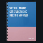 Funny Notebook, Humourous Writing Pad Journal, Not Notebook<br><div class="desc">Funny notebook to use for all your daily reminders,  deep thoughts and grievances,  or for just taking notes at school and work. It makes a great gift.</div>