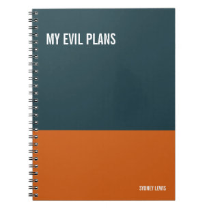 Funny Notebook, Humourous Writing Pad Journal, Not Notebook