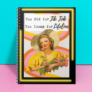 Funny Notebook Journal Best Friend Gift "TikTok"