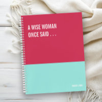 Funny Notebook, Snarky Writing Pad Journal, Note
