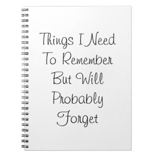 Funny Notebook Spiral