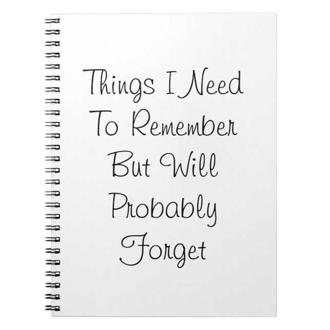 Funny Notebook Spiral (Front)