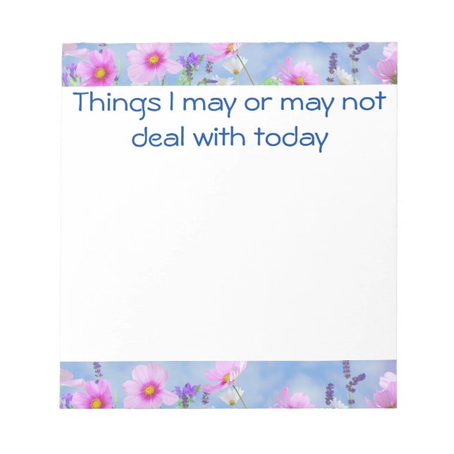 Funny notepad (Front)