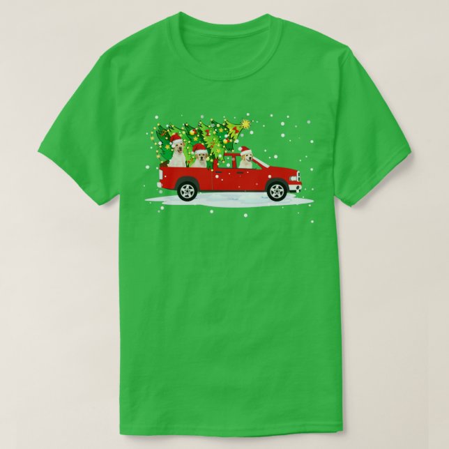 Funny Nova Scotia Duck Tolling Retriever Rides Car T-Shirt (Design Front)