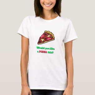 Funny Novelty A PIZZA THIS Christmas Gift T-Shirt