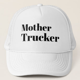 Funny Novelty Baseball MOTHER TRUCKER Trucker Hat