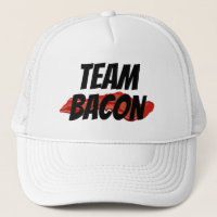 Funny Novelty Baseball style TEAM BACON