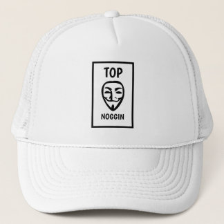 Funny Novelty Baseball TOP NOGGIN Trucker Hat