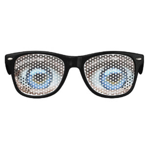 FUNNY NOVELTY BLUE BUG EYED SUNGLASSES