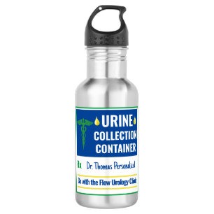 Funny Novelty Doctor Nurse Urine Collection Custom 532 Ml Water Bottle