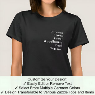 Funny Novelty Forename Name Celebration Game 02W T-Shirt
