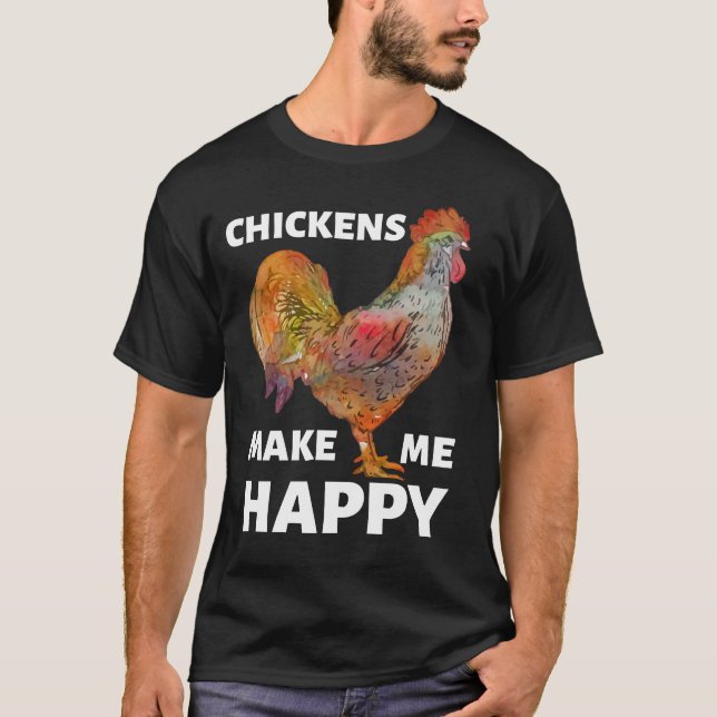 Funny Novelty Gift For Chicken Lover T-Shirt (Front)
