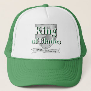 Funny Novelty Gift for Dad KING OF BLADES Trucker Hat