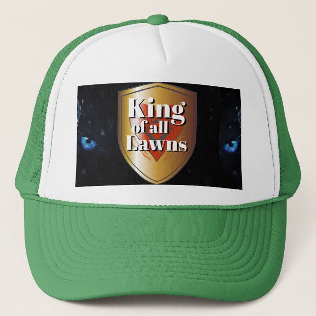 Funny Novelty Gift for Dad THE LAWN RANGER Trucker Hat (Front)