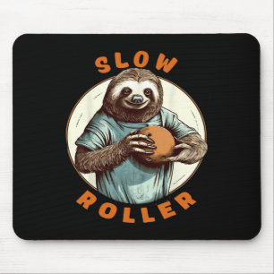 Funny Novelty Men Womens Ten Pin Slow Roller Bowle Mouse Pad