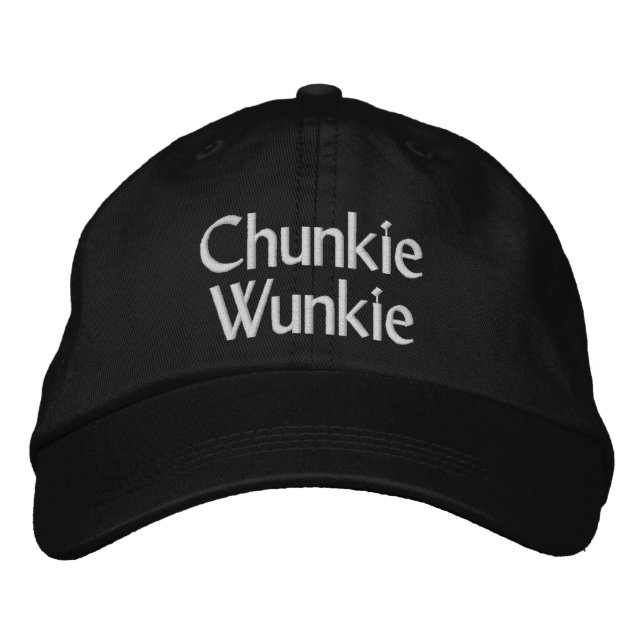 Funny Novelty Sports Golf CHUNKIE WUNKIE Embroidered Hat (Front)
