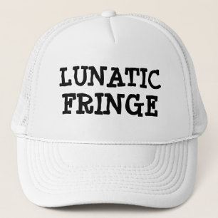 Funny Novelty Teen Gamers LUNATIC FRINGE Trucker Hat