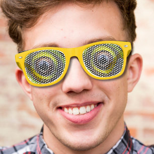 funny novelty wild animal lizard gecko eyes retro sunglasses