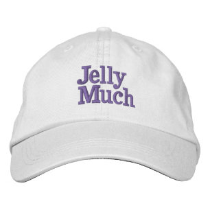 Funny Novelty Women's Fashion JELLY MUCH Embroidered Hat