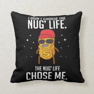 Funny Nug Life Design Chicken Nugget Cushion