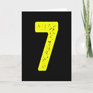 Funny Number 7 67 Meme Costume Matching Group Hall Card