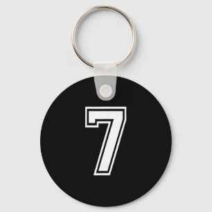 Funny Number 7 67 Meme Costume Matching Group Hall Key Ring