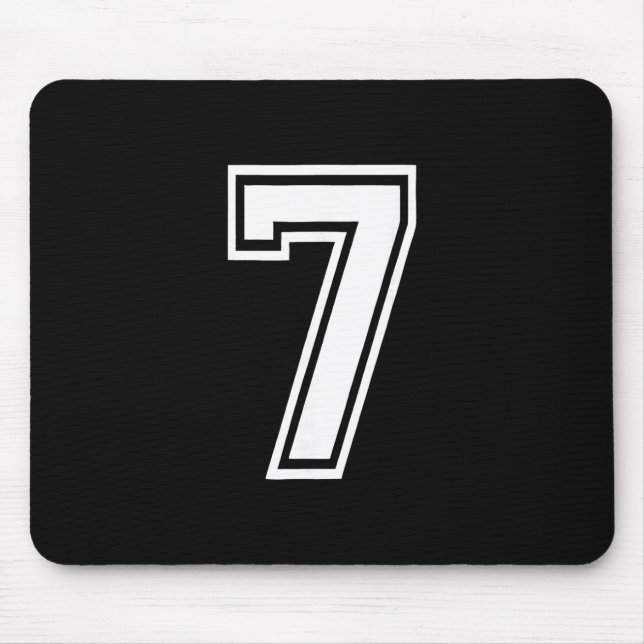 Funny Number 7 67 Meme Costume Matching Group Hall Mouse Pad (Front)