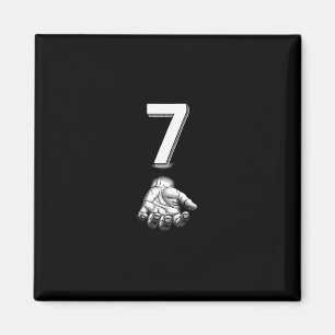 Funny Number 7 Matching 67 Meme Costume Magnet