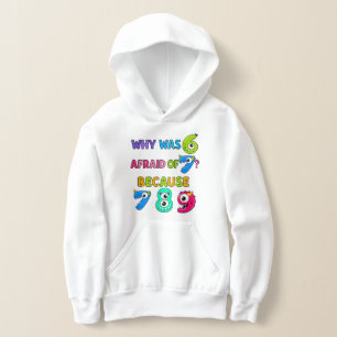 Funny Number Day Maths Hoodie for Kids School Jo