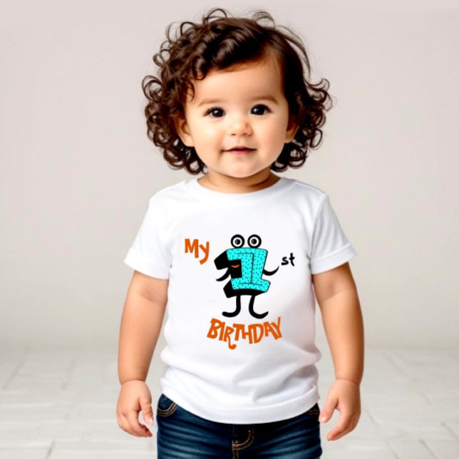 Funny number one baby T-Shirt (Creator Uploaded)