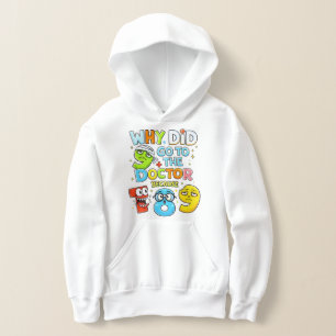 Funny Numbers Hoodie for Children   UK