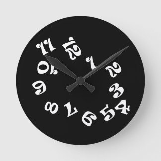 Funny Numbers Wall Clock