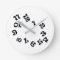 Funny Numbers Wall Clock