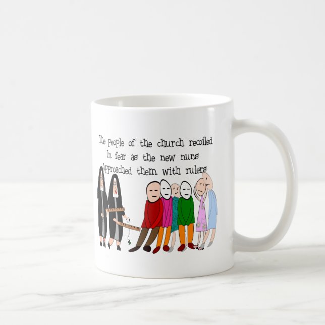 Funny Nuns Cards and Gifts Coffee Mug (Right)