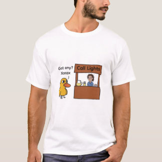 Funny Nurse Call Lights and Xanax Shift Life T-Shi T-Shirt