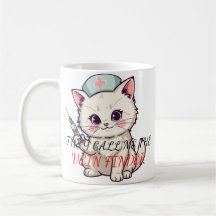Funny Nurse Cat The Vein Finder Personalised
